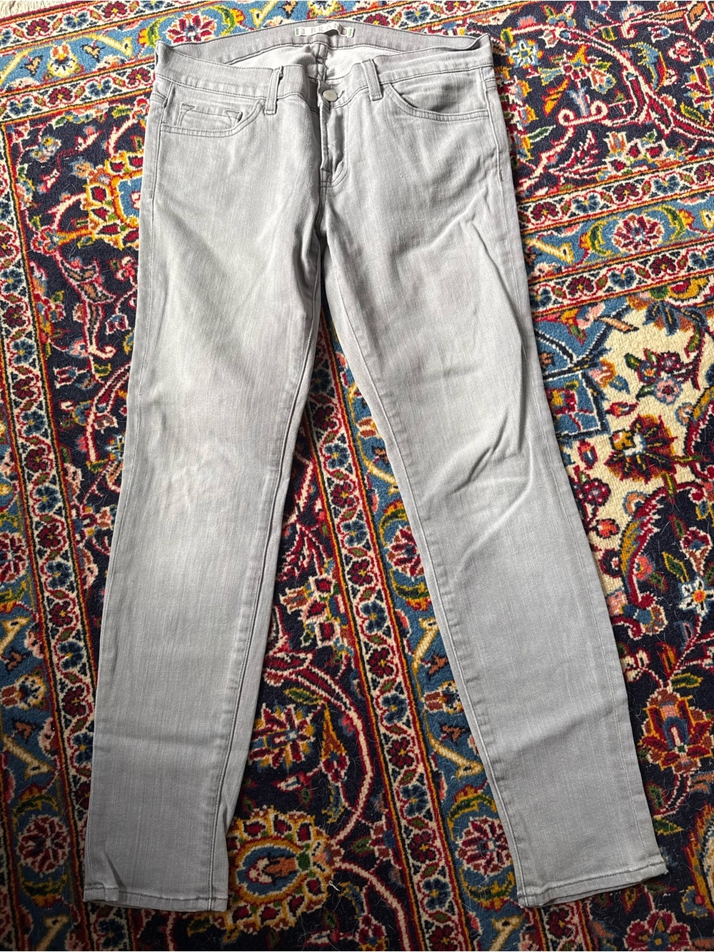 J Brand Silver Lake Light Gray Jeans